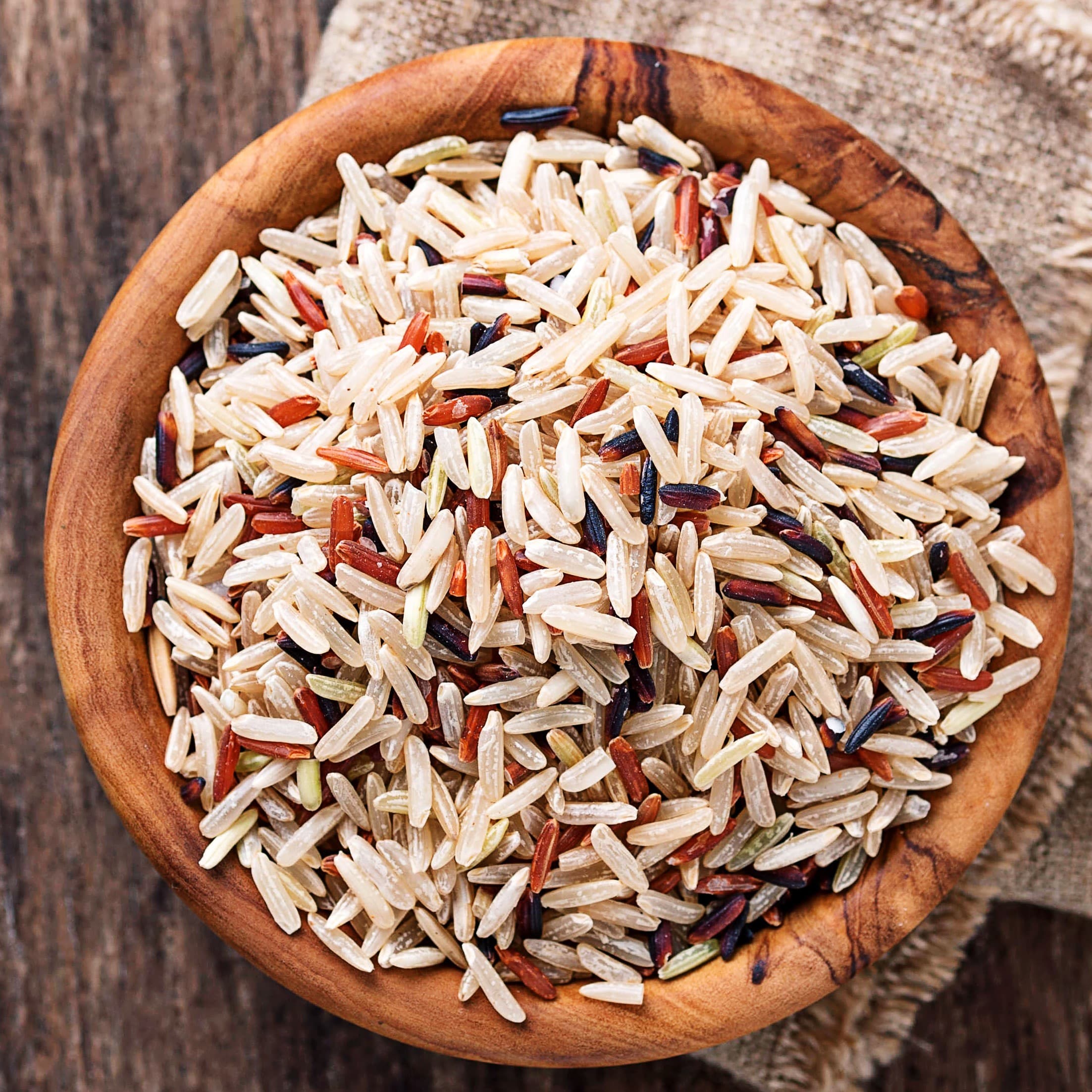 WHITE RED & BLACK MIX RICE PACK